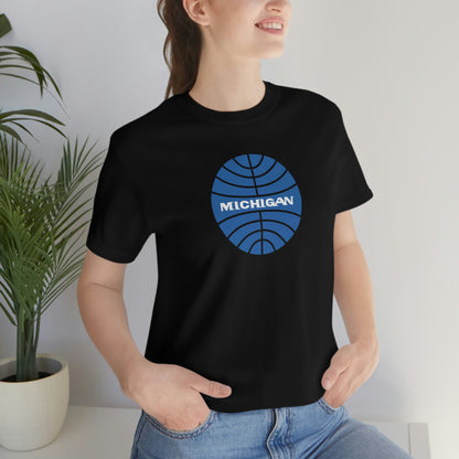 'Michigan' T-Shirt (Retro Airline Parody)  | Unisex Standard Fit