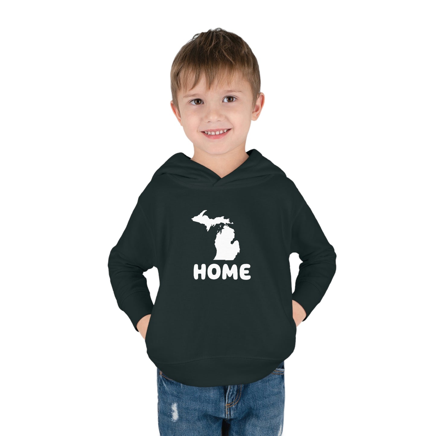 Michigan 'Home' Hoodie (Rounded Children's Font) | Unisex Toddler