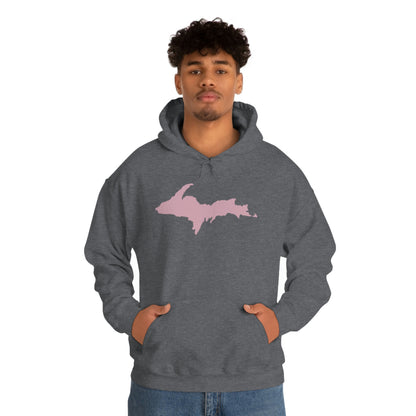 Michigan Upper Peninsula Hoodie (w/ Pink U.P. Outline) | Unisex Standard