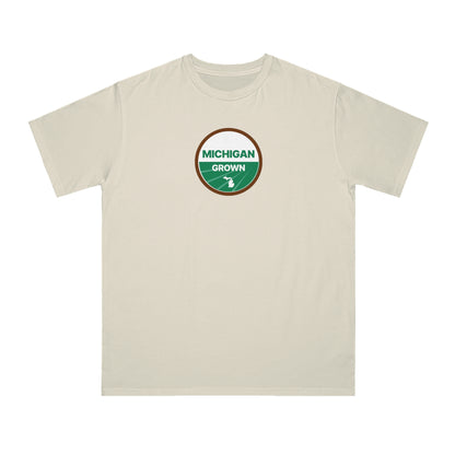 'Michigan Grown' T-Shirt (Agricultural Certification Parody) | Organic Unisex