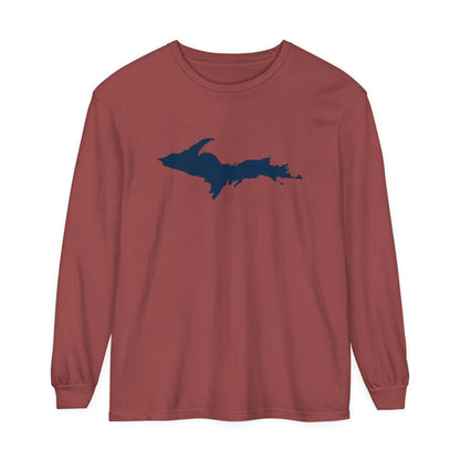 Michigan Upper Peninsula Garment-Dyed T-Shirt | Unisex Long Sleeve