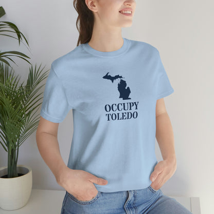 'Occupy Toledo' T-Shirt (w/ Corrected Michigan Outline) | Unisex Standard Fit