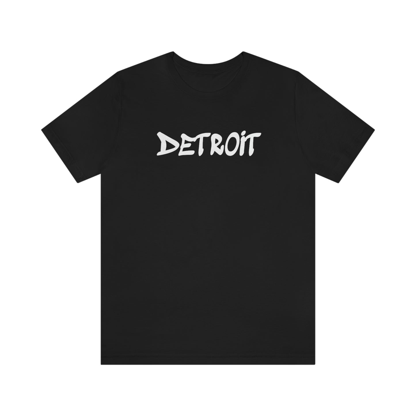 'Detroit' T-Shirt (1980s Hip Hop Font) | Unisex Standard Fit