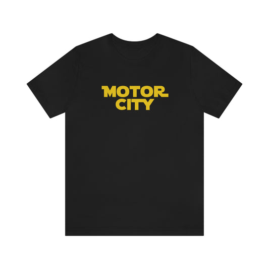 'Motor City' T-Shirt (1970s Epic Sci-Fi Parody) | Unisex Standard Fit