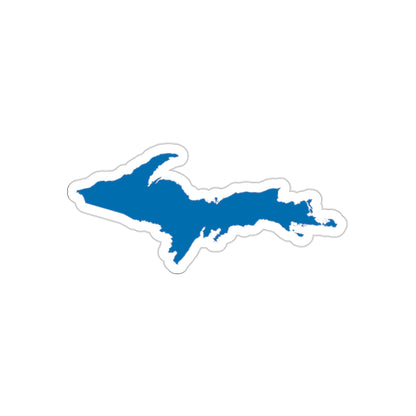 Michigan Upper Peninsula Die Cut Stickers (w/ Azure UP Outline) | Indoor/Outdoor