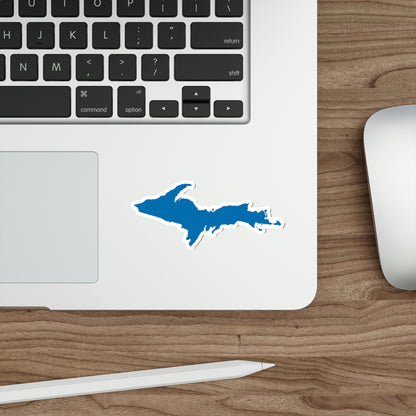 Michigan Upper Peninsula Die Cut Stickers (w/ Azure UP Outline) | Indoor/Outdoor