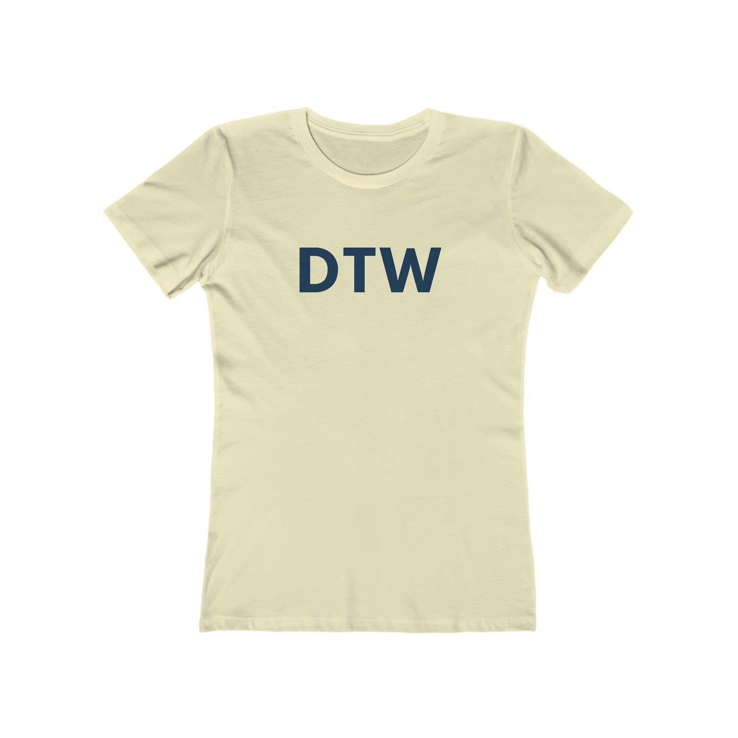 Detroit 'DTW' T-Shirt | Women's Boyfriend Cut