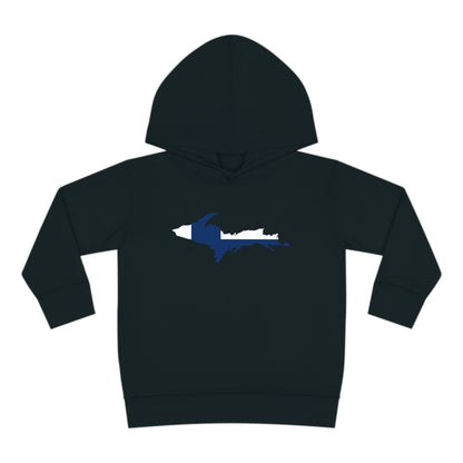 Michigan Upper Peninsula Hoodie (w/ UP Finland Flag Outline) | Unisex Toddler