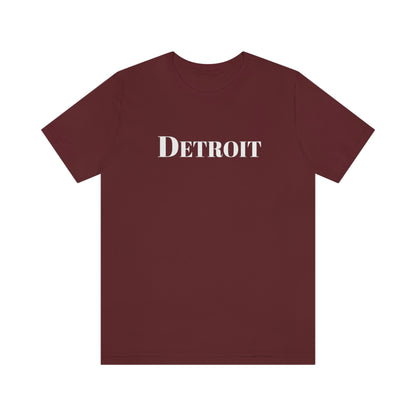 'Detroit' T-Shirt (Didone Font) | Unisex Standard Fit