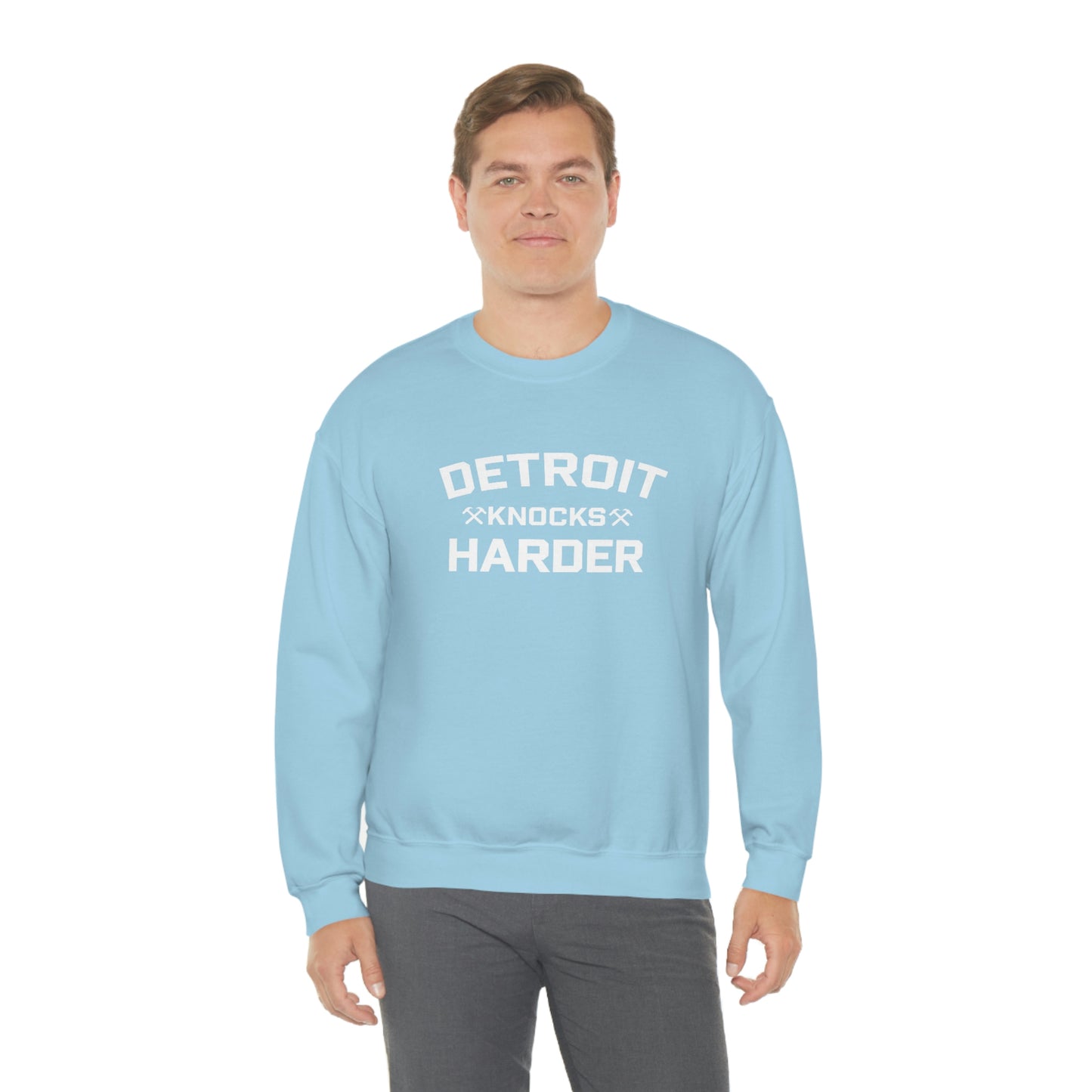 'Detroit Knocks Harder' Sweatshirt | Unisex Standard