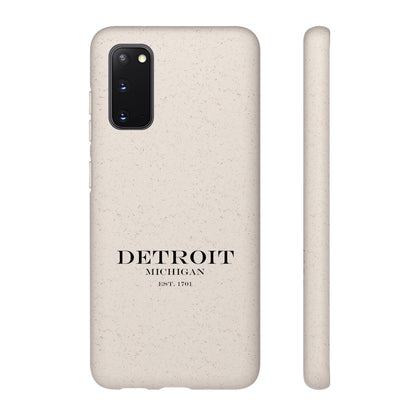 'Detroit Est. 1701' Phone Cases (Black Color) | Android & iPhone