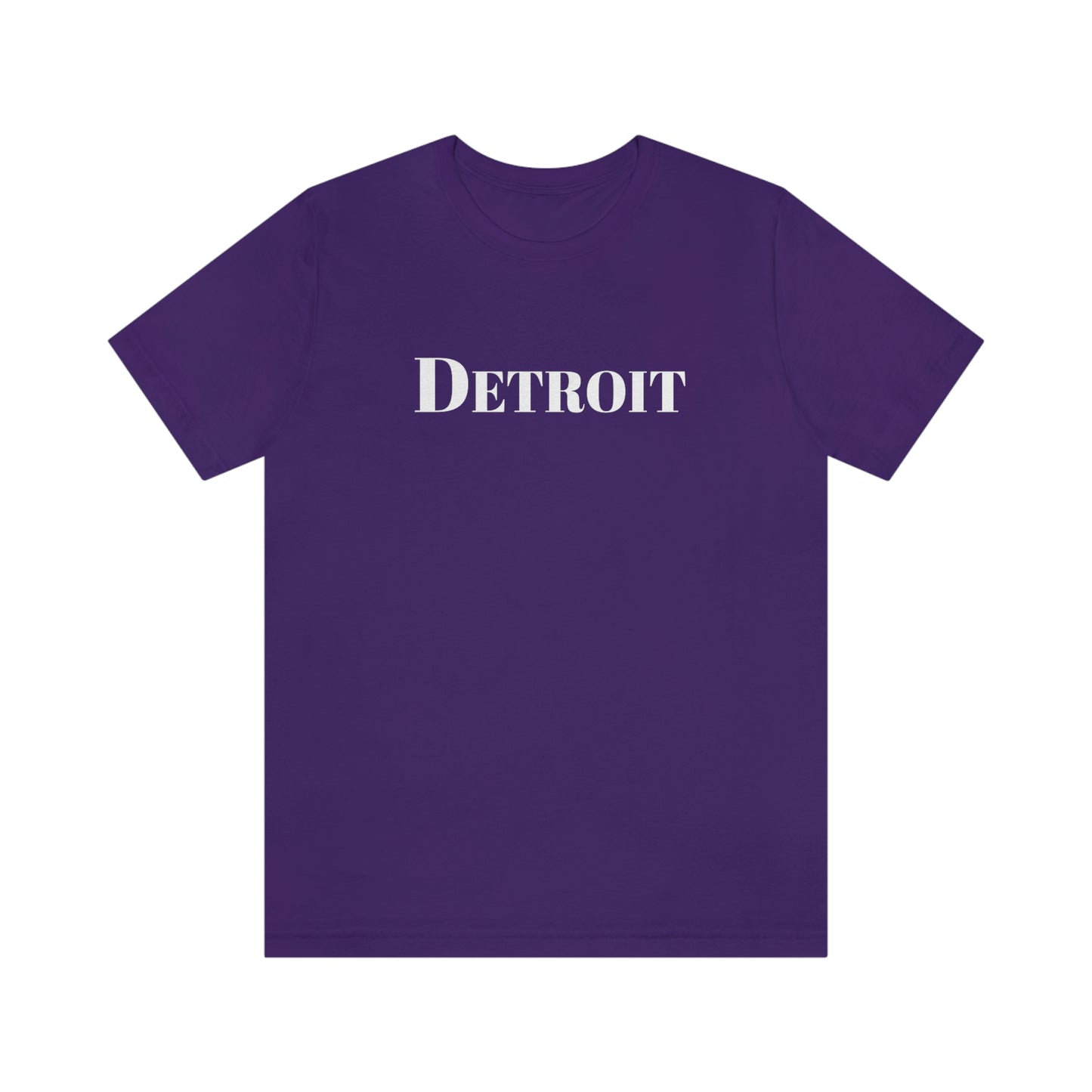 'Detroit' T-Shirt (Didone Font) | Unisex Standard Fit