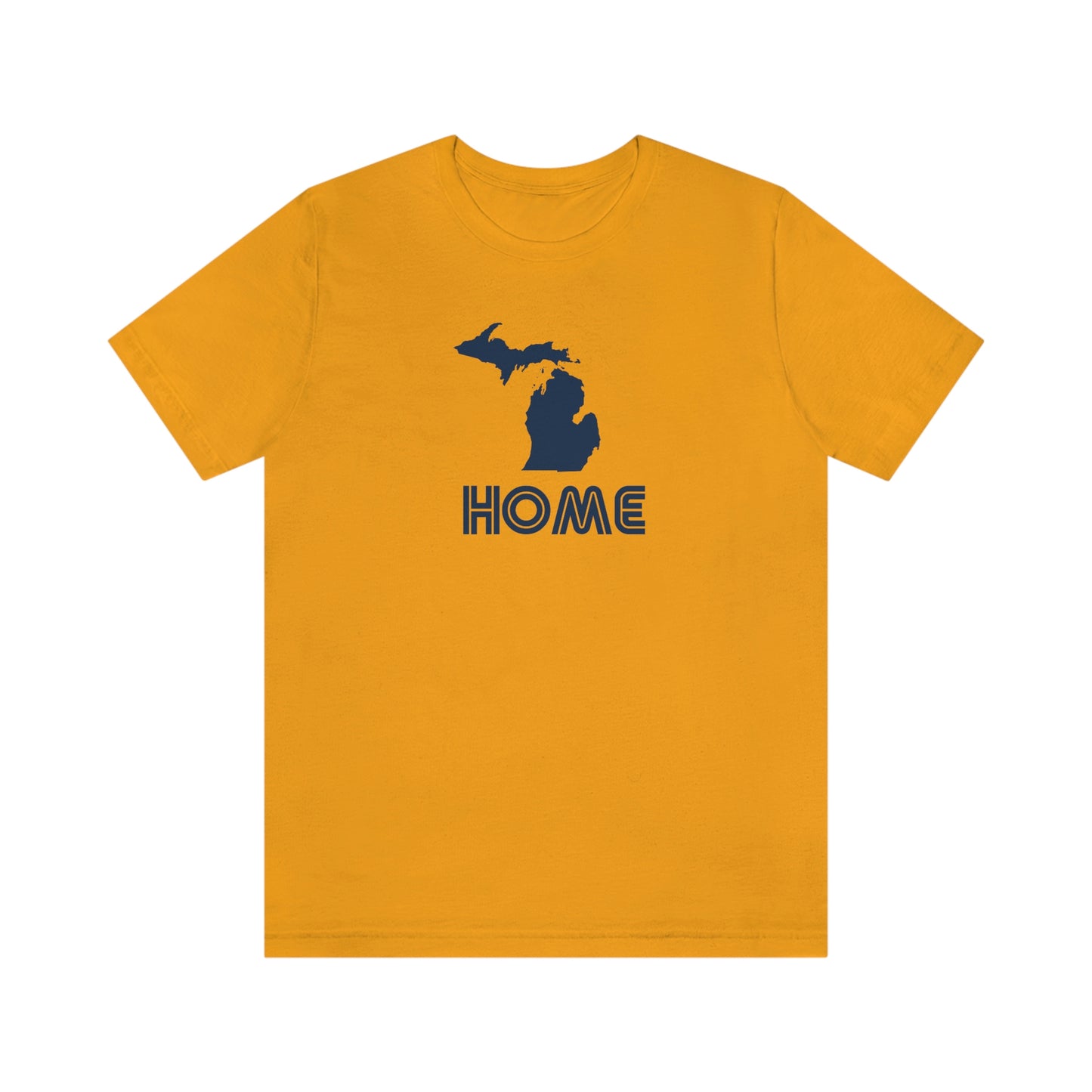 Michigan 'Home' T-Shirt (1970s Audiophile Font) | Unisex Standard Fit