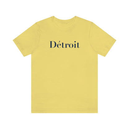 'Détroit' T-Shirt (Didot Font) | Unisex Standard Fit