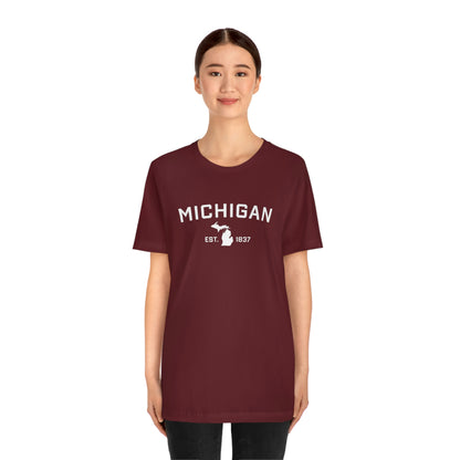 'Michigan EST 1837' ' T-Shirt | Unisex Standard Fit