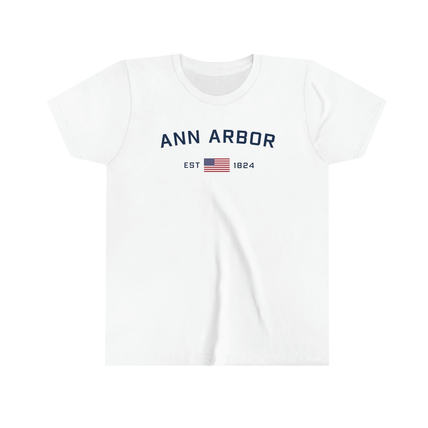 'Ann Arbor EST 1824' T-Shirt | Youth Short Sleeve