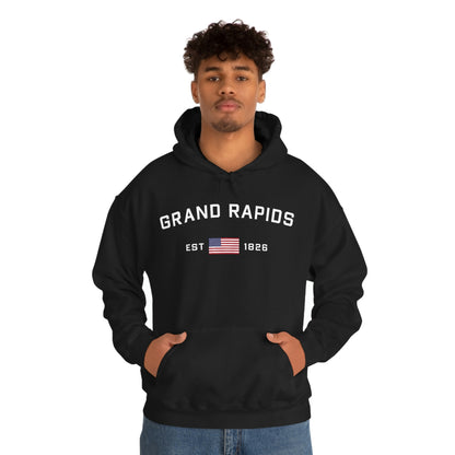 'Grand Rapids EST 1826' (w/USA Flag Outline) | Unisex Standard