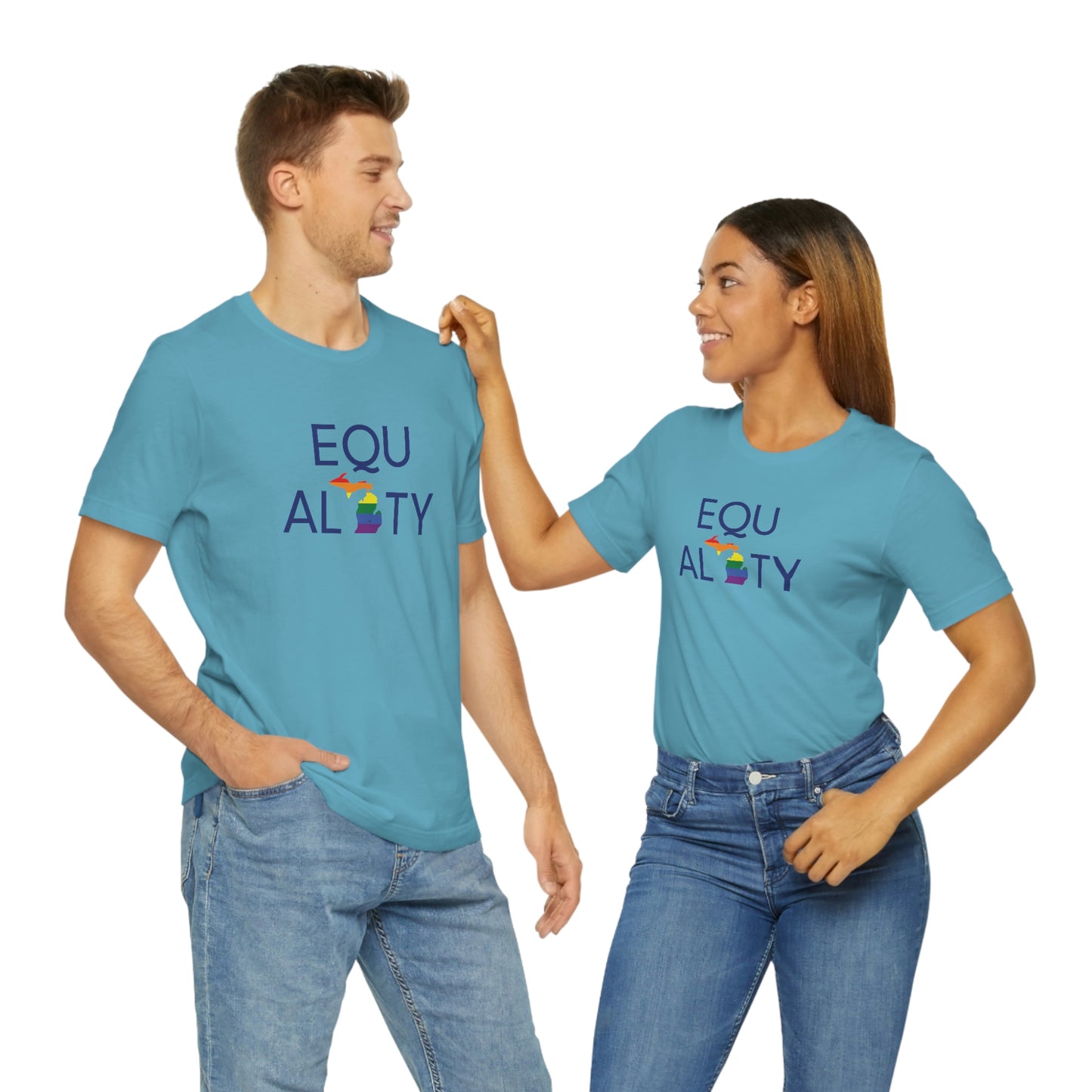 'Equality' Michigan LGBTQ Pride T-Shirt | Unisex Standard Cut