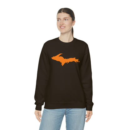 Michigan Upper Peninsula Sweatshirt (w/ Orange UP Outline) | Unisex Standard