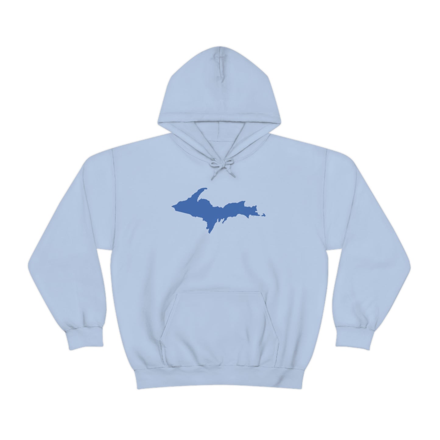 Michigan Upper Peninsula Hoodie (w/ Blue U.P. Outline) | Unisex Standard