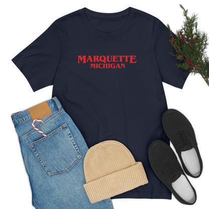 'Marquette Michigan' ' T-Shirt (1980s Drama Parody) | Unisex Standard Fit