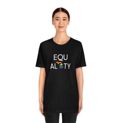 'Equality' Michigan LGBTQ Pride T-Shirt | Unisex Standard Cut