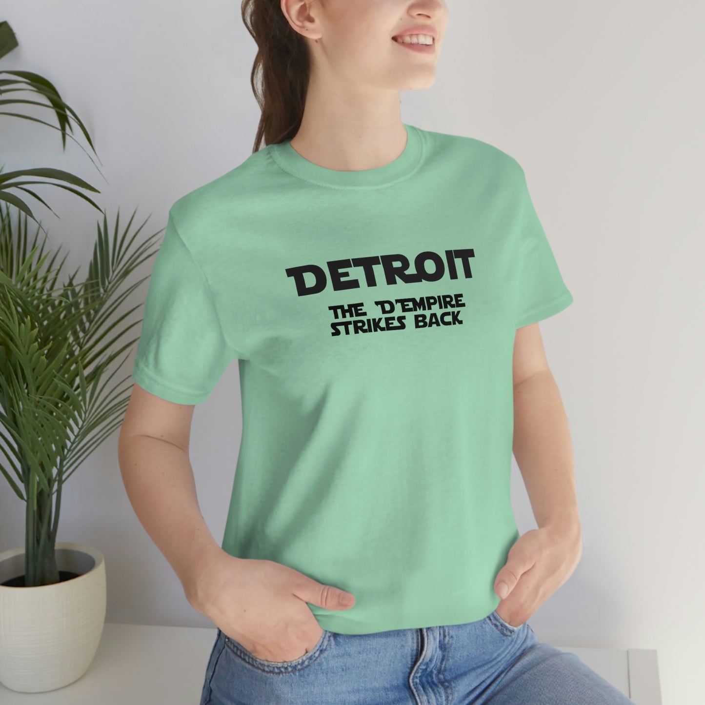 'Detroit the D'Empire Strikes Back' T-Shirt (1970s Sci-Fi Parody) | Unisex Standard Fit