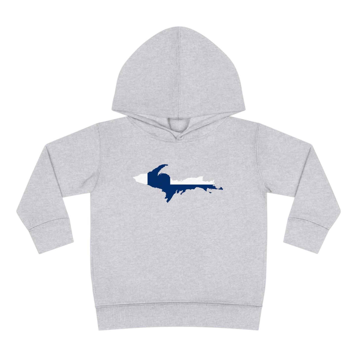 Michigan Upper Peninsula Hoodie (w/ UP Finland Flag Outline) | Unisex Toddler