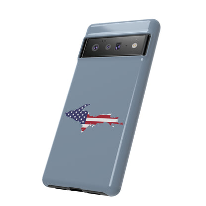 Michigan Upper Peninsula Tough Phone Case (B-24 Liberator w/ UP USA Flag Outline) | Samsung & Pixel Android