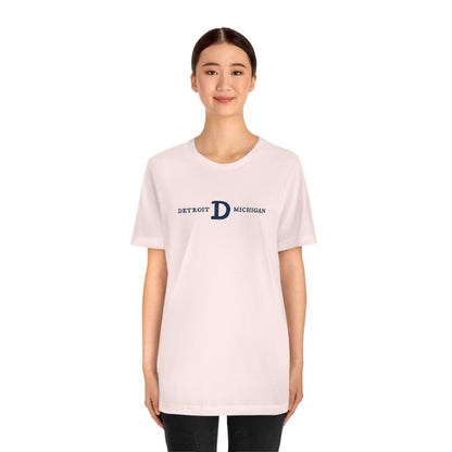 'Detroit Michigan' T-Shirt (w/ Old French D) | Unisex Standard Fit