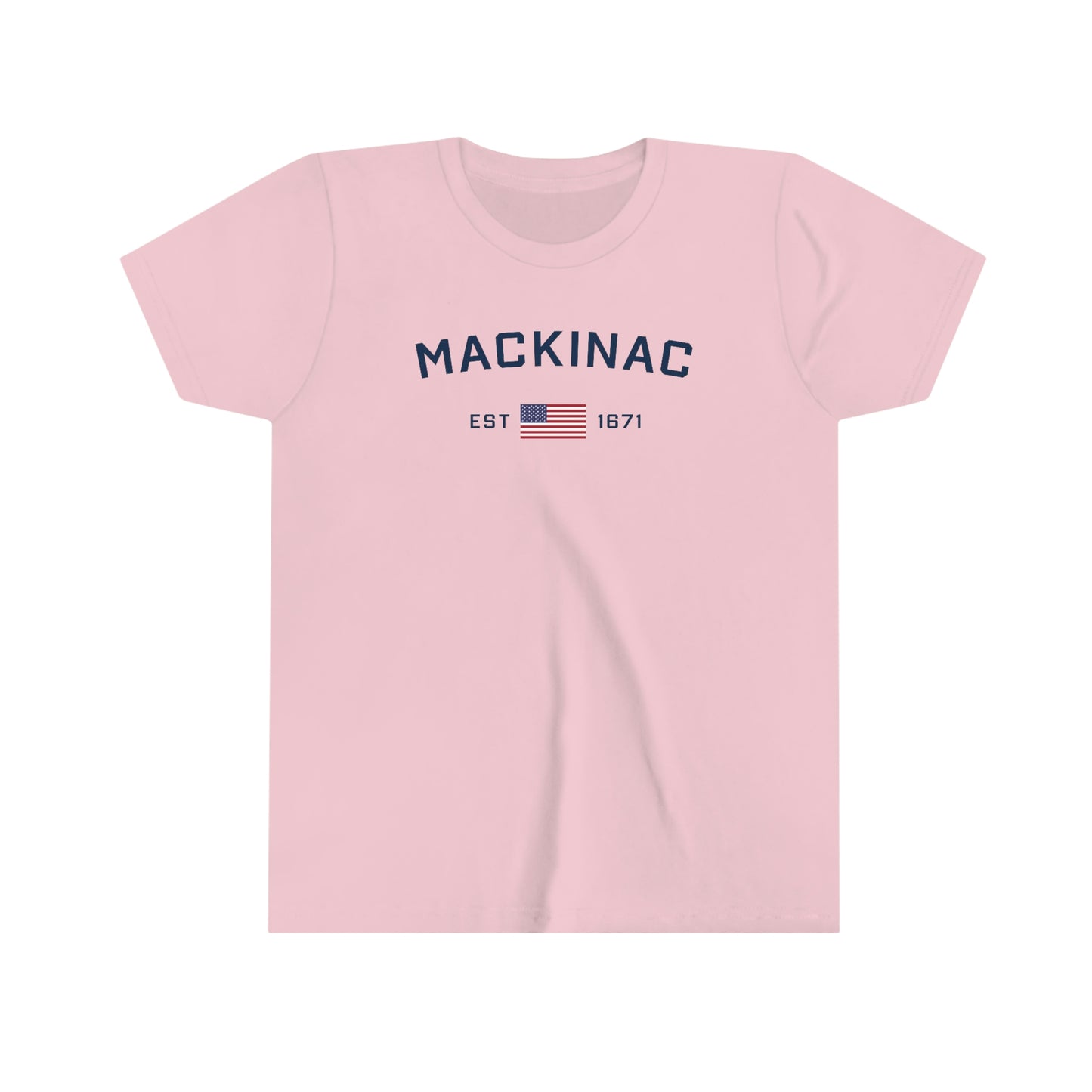 'Mackinac EST 1671' T-Shirt | Youth Short Sleeve