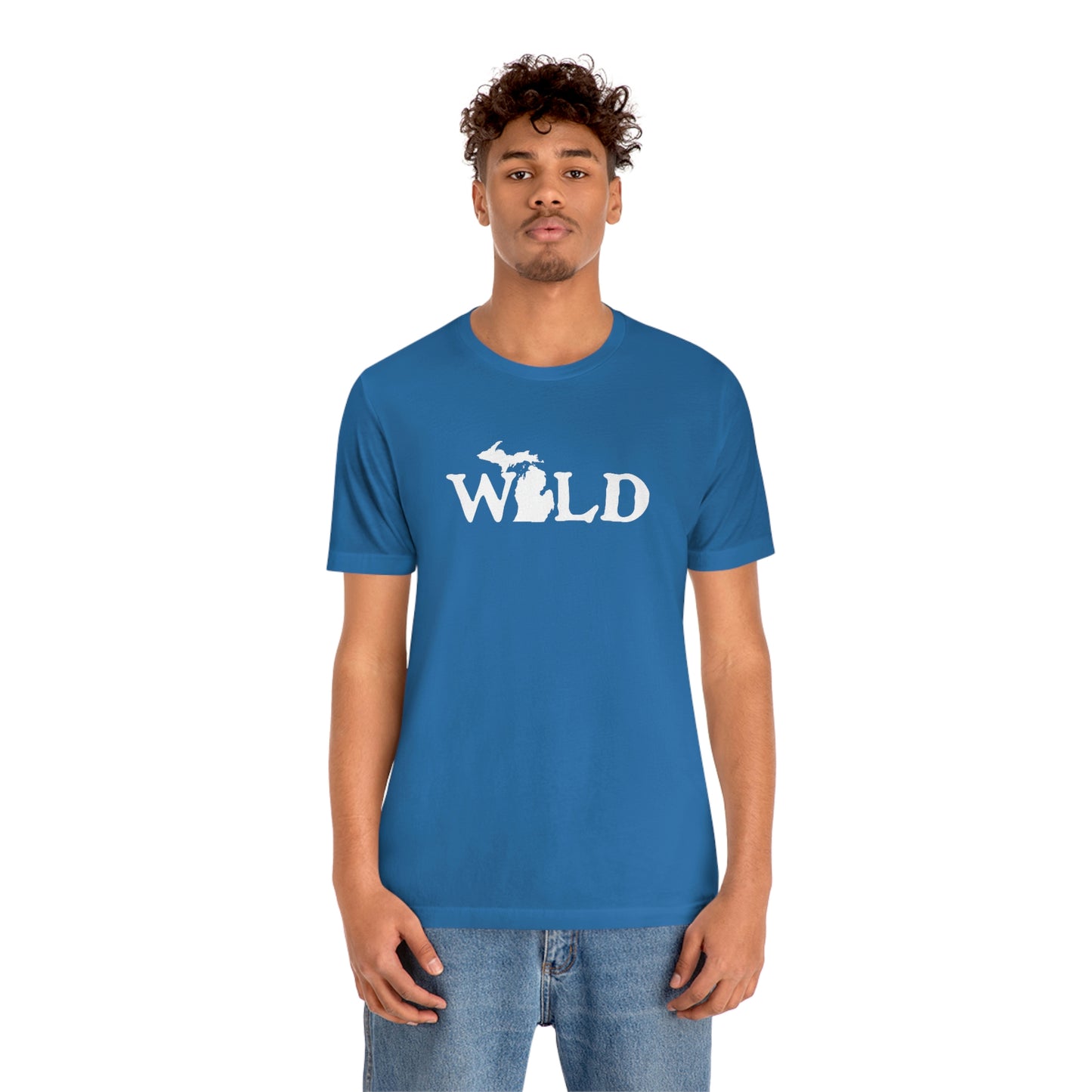 Michigan 'Wild' T-Shirt (Woodcut Font) | Unisex Standard Fit