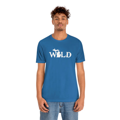 Michigan 'Wild' T-Shirt (Woodcut Font) | Unisex Standard Fit