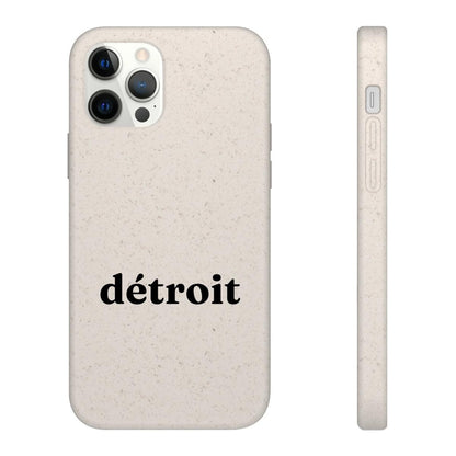 'Détroit' Phone Cases (Old Style Serif Font) | Android & iPhone - Circumspice Michigan