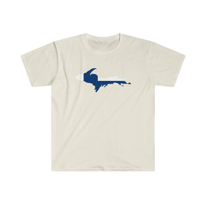 Michigan Upper Peninsula T-Shirt (w/ UP Finland Flag Outline) | Unisex Budget