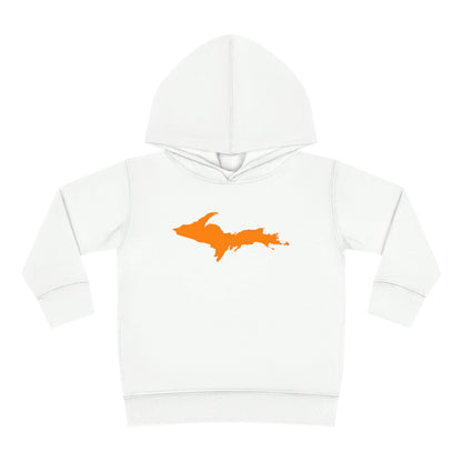 Michigan Upper Peninsula Hoodie (w/ Orange UP Outline) | Unisex Toddler