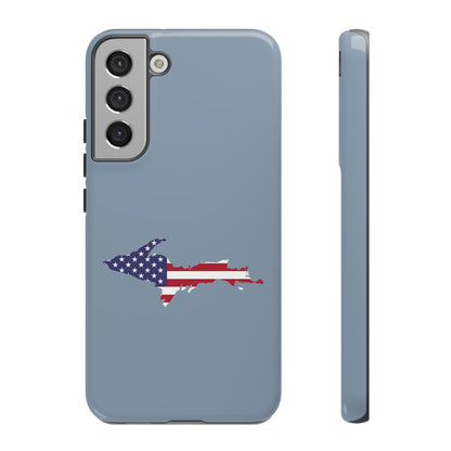 Michigan Upper Peninsula Tough Phone Case (B-24 Liberator w/ UP USA Flag Outline) | Samsung & Pixel Android