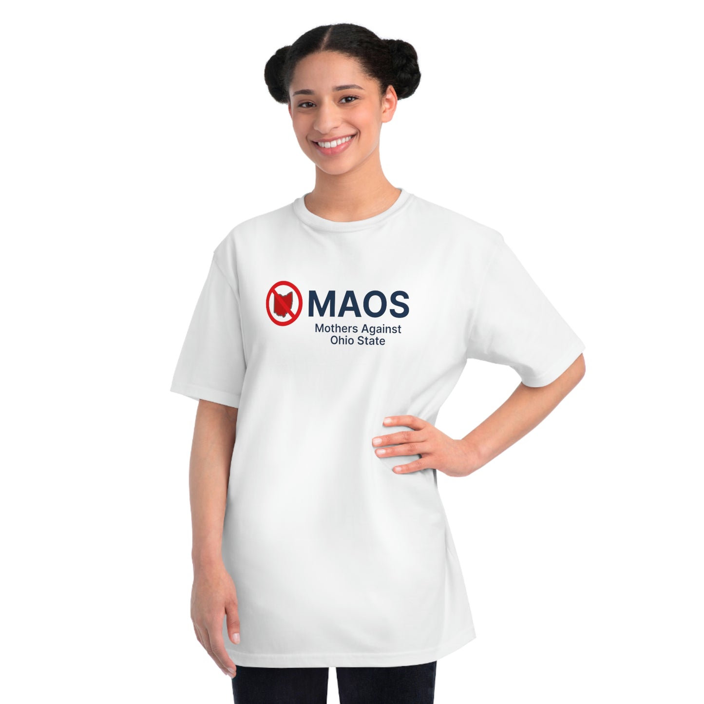 'MAOS Mothers Against Ohio State' T-Shirt (Non-Profit Parody) | Organic Unisex