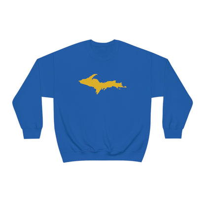 Michigan Upper Peninsula Sweatshirt (w/ Gold UP Outline) | Unisex Standard