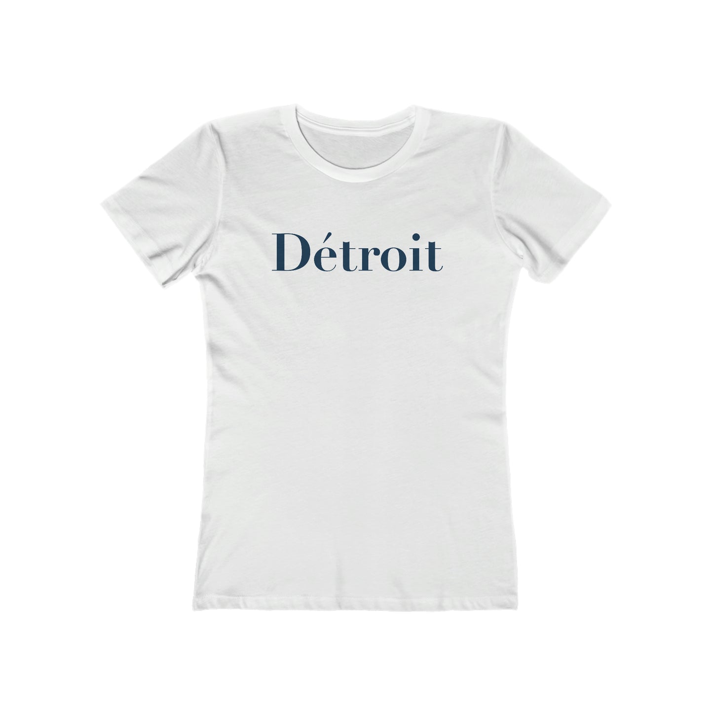 Détroit' T-Shirt (Didot Font) | Women's Boyfriend Cut