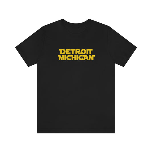 'Detroit Michigan' T-Shirt (1970s Epic Sci-Fi Parody) | Unisex Standard Fit