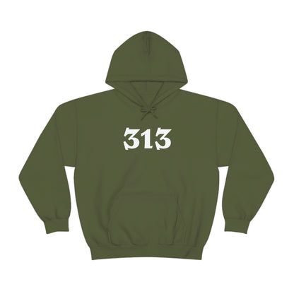 Detroit '313' Hoodie (Angry Serif Font) | Unisex Standard