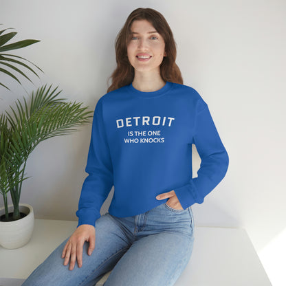 'Detroit is the One Who Knocks' Sweatshirt | Unisex Standard