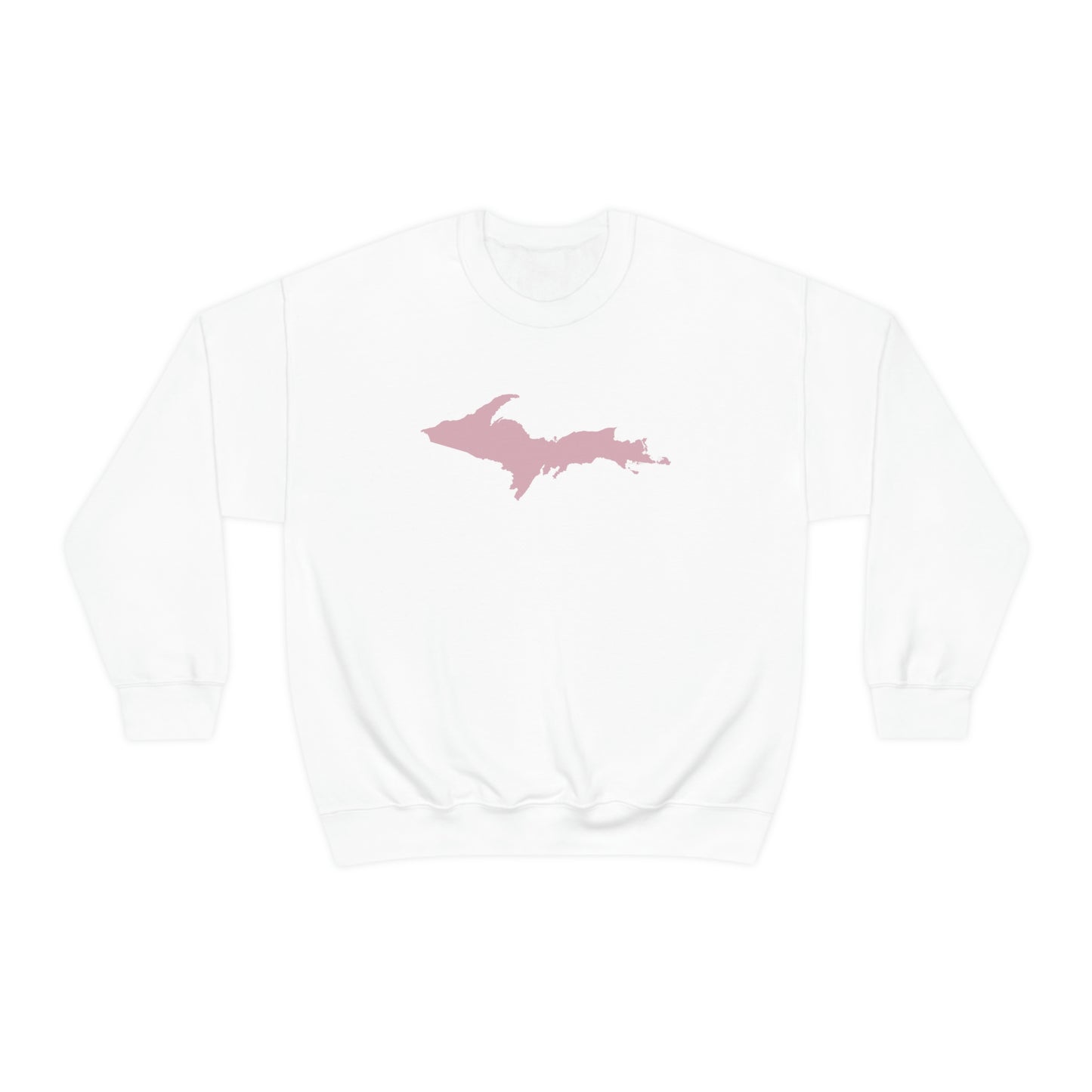 Michigan Upper Peninsula Sweatshirt (w/ Pink UP Outline) | Unisex Standard