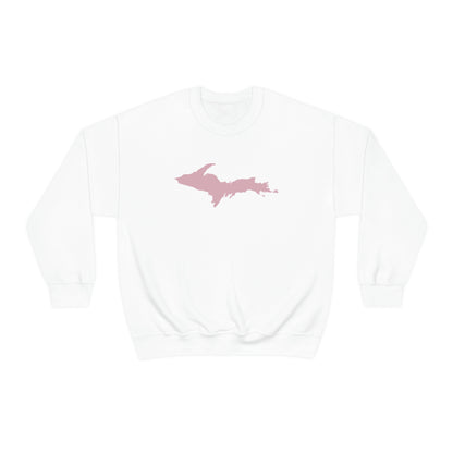 Michigan Upper Peninsula Sweatshirt (w/ Pink UP Outline) | Unisex Standard