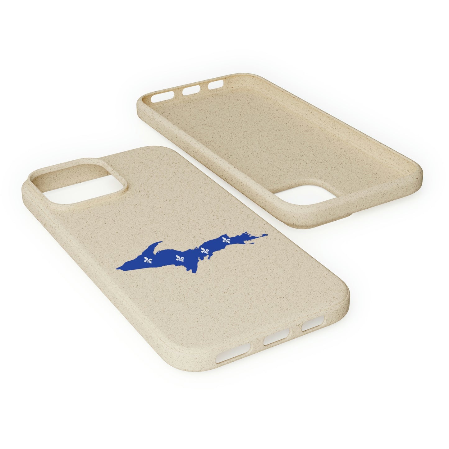 Michigan Upper Peninsula Biodegradable Phone Cases (w/ UP Quebec Flag Outline) | Apple iPhone