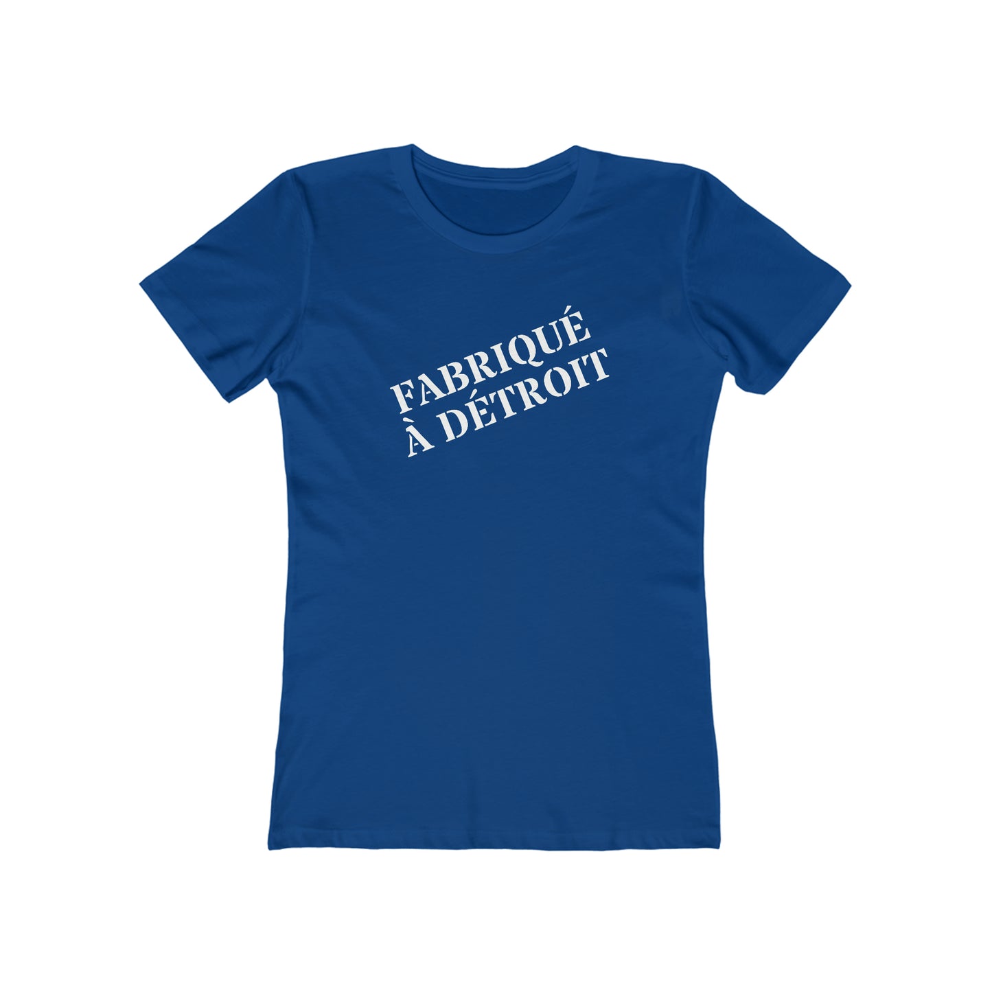 'Fabriqué à Détroit' T-Shirt | Women's Boyfriend Cut