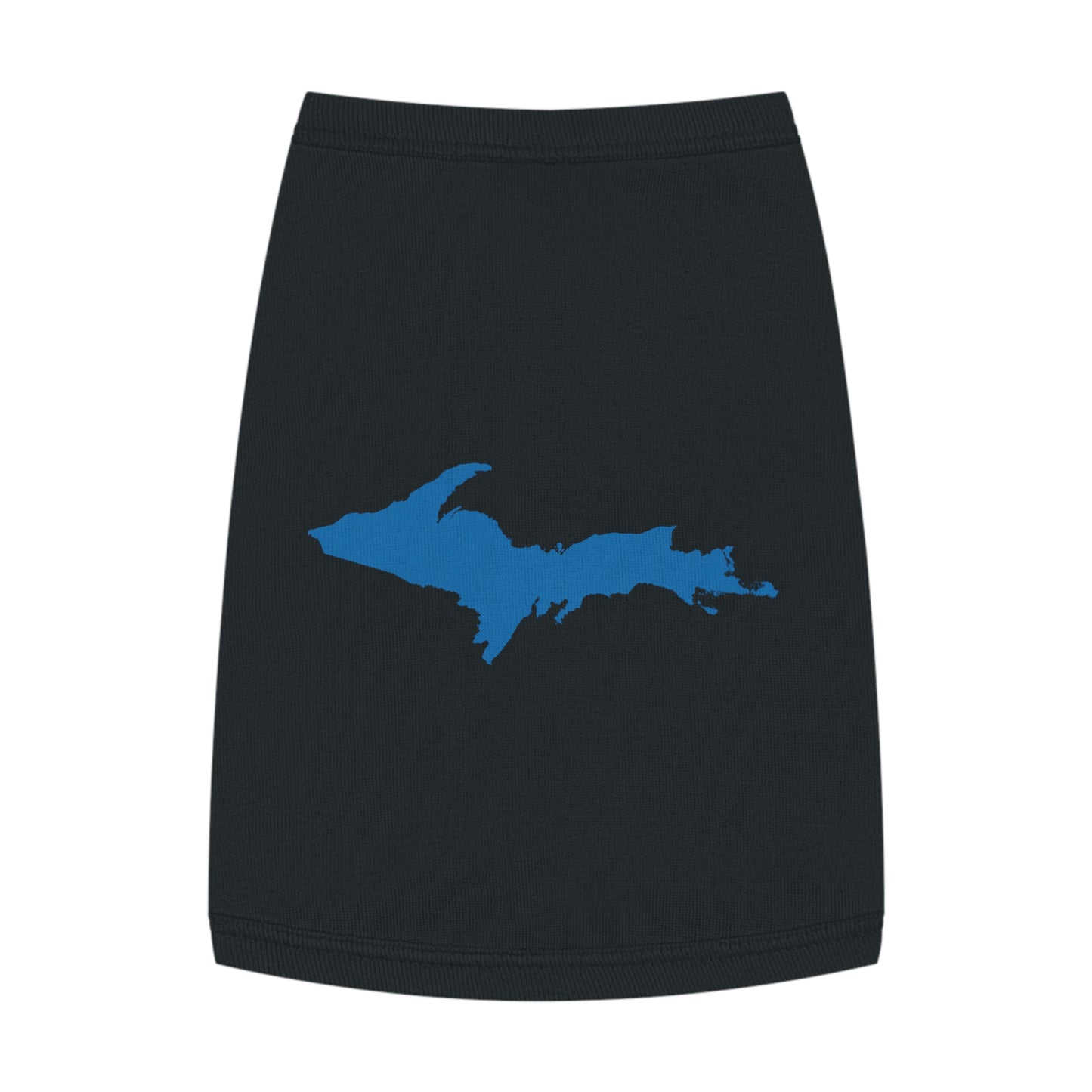 Michigan Upper Peninsula Pet Tank Top (w/ Azure UP Outline)