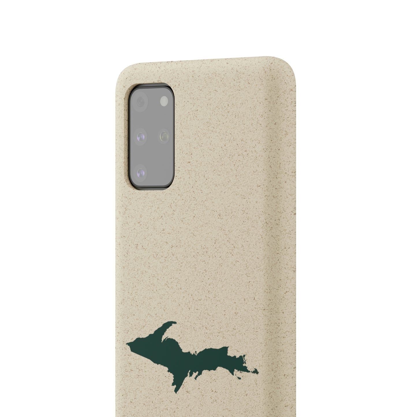 Michigan Upper Peninsula Biodegradable Phone Cases (w/ Green UP Outline) | Samsung Android