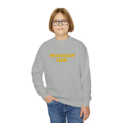 'Michigan USA' Youth Sweatshirt (Epic Sci-Fi Parody)